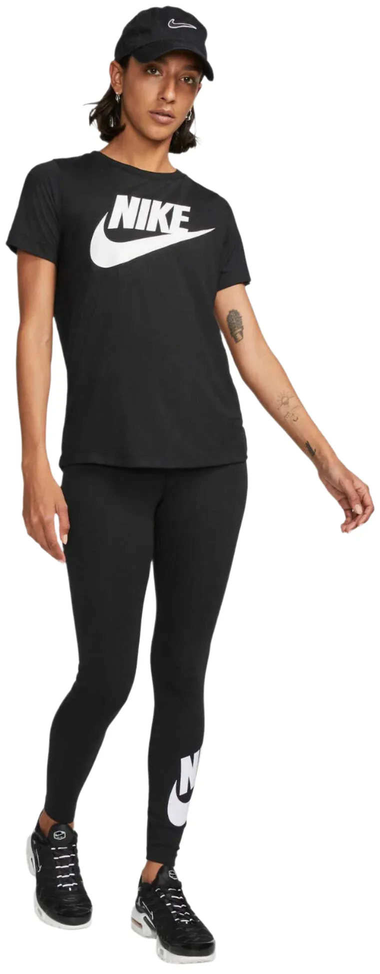Klassische Damen-Sportbekleidung: Hochtaillierte Leggings mit Grafik