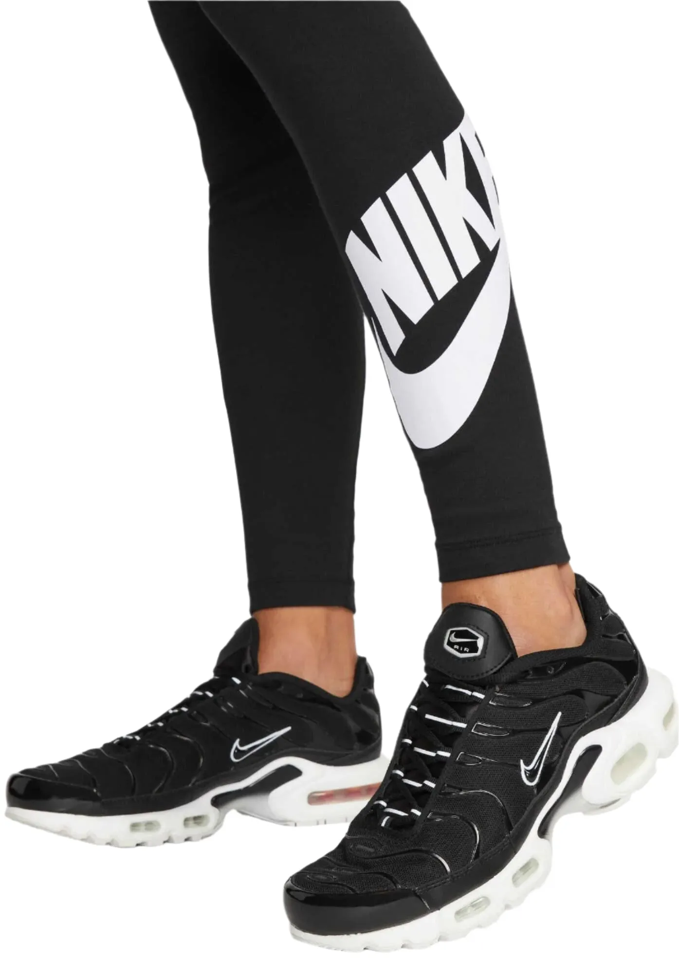 Klassische Damen-Sportbekleidung: Hochtaillierte Leggings mit Grafik