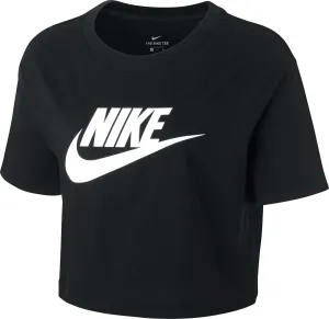 Damen-Sportbekleidung Essential Cropped Logo T-Shirt