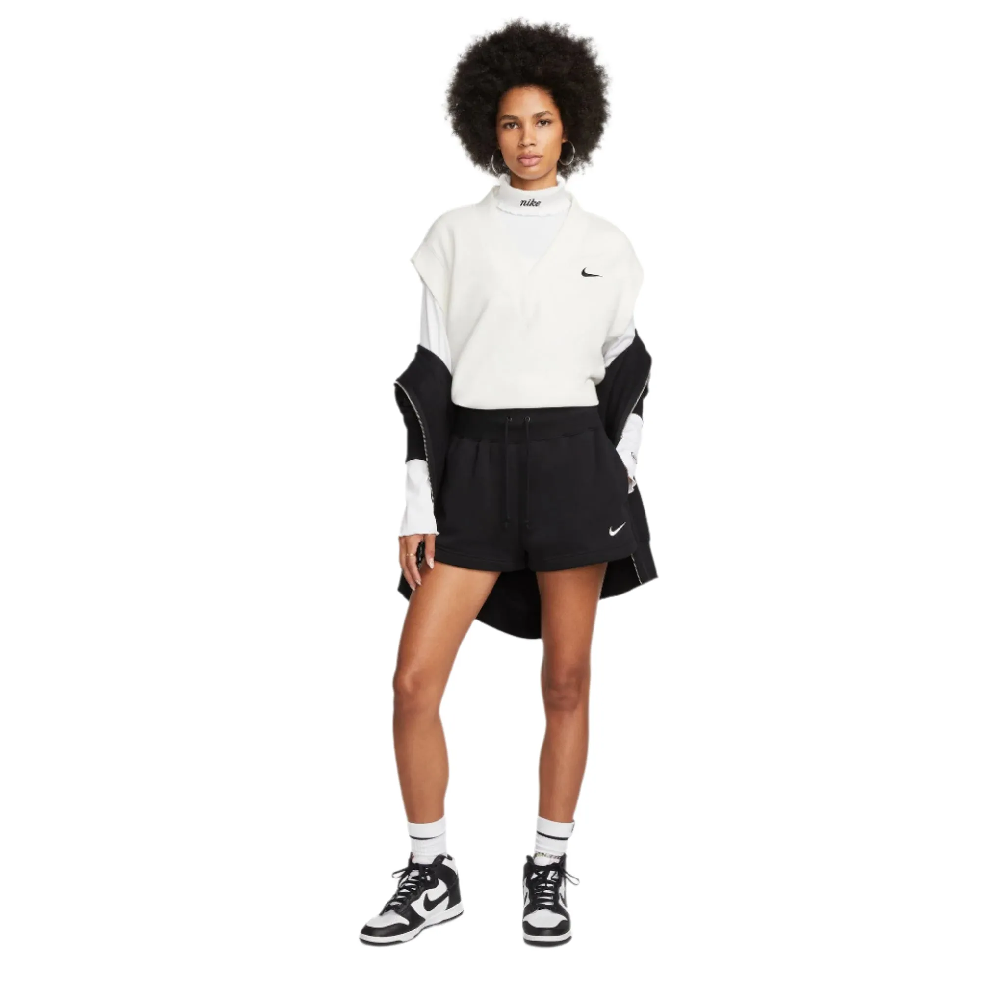 Damen-Sportbekleidung Phoenix Fleece Hochtaillierte Weite Shorts