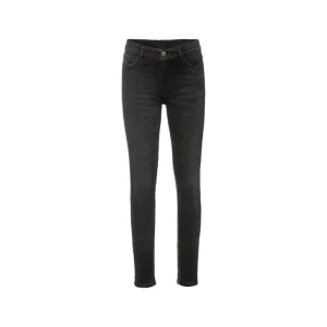 Damen Super Skinny Jeans, Schwarz