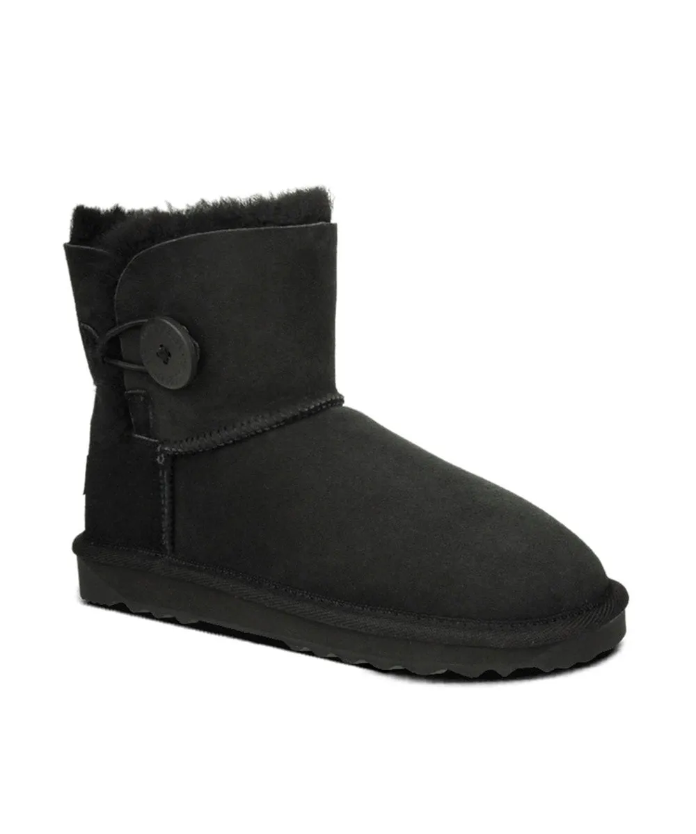 Damen UGG Premium Mini Knopf UGG Schuhe