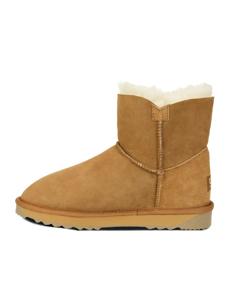 Damen UGG Premium Mini Knopf UGG Schuhe