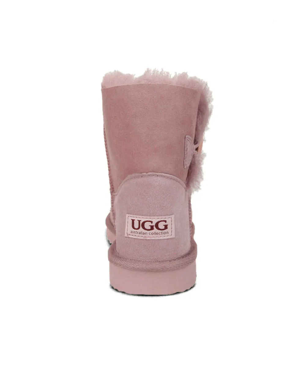 Damen UGG Premium Mini Knopf UGG Schuhe