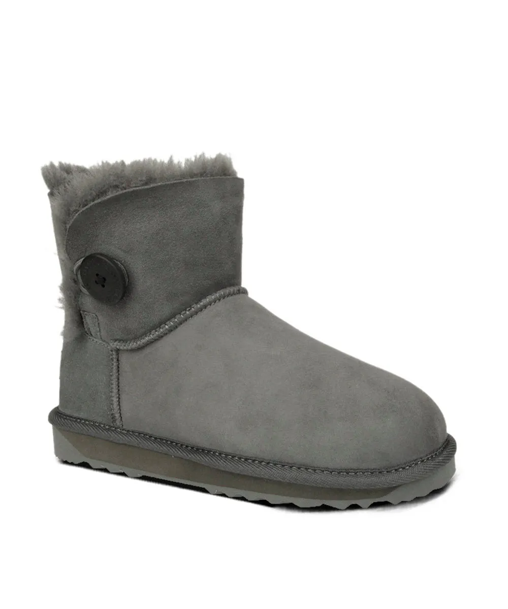 Damen UGG Premium Mini Knopf UGG Schuhe