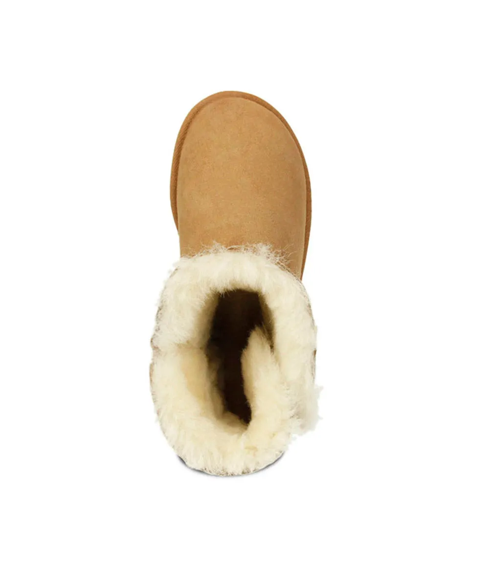 Damen UGG Premium Mini Knopf UGG Schuhe