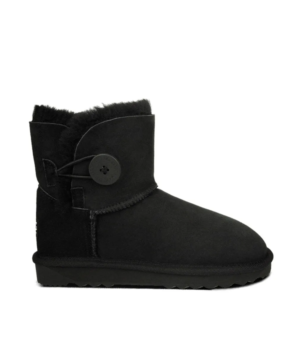 Damen UGG Premium Mini Knopf UGG Schuhe