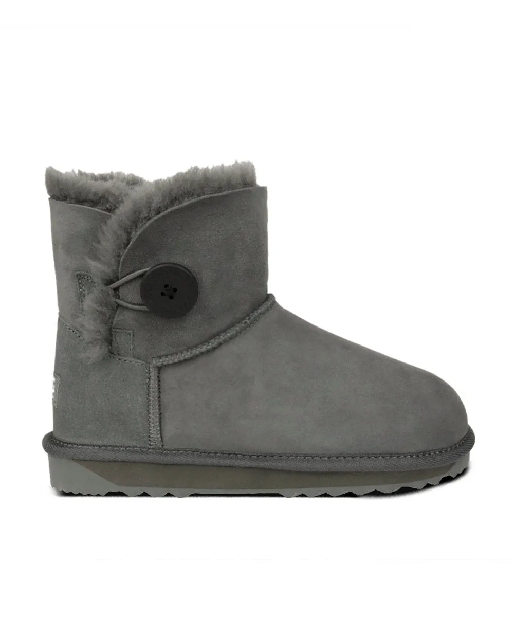 Damen UGG Premium Mini Knopf UGG Schuhe