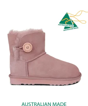 Damen UGG Premium Mini Knopf UGG Schuhe