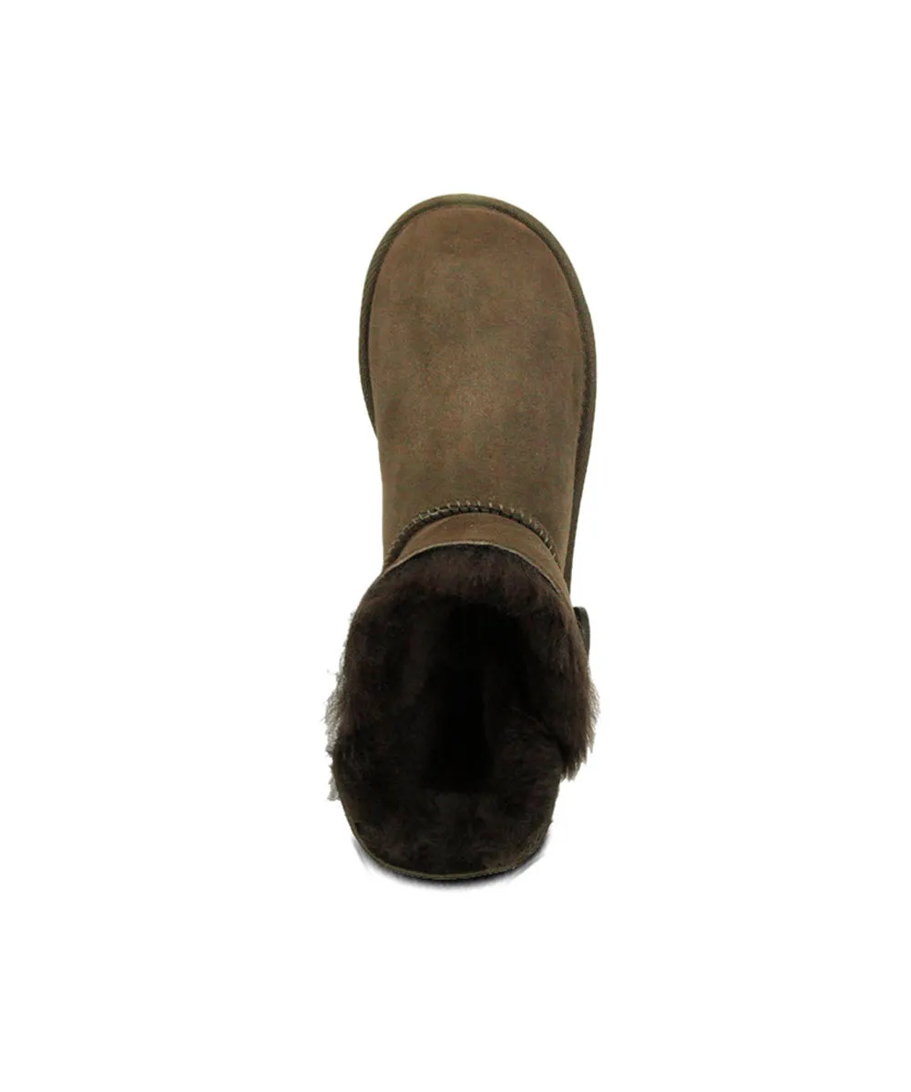 Damen UGG Premium Mini Knopf UGG Schuhe