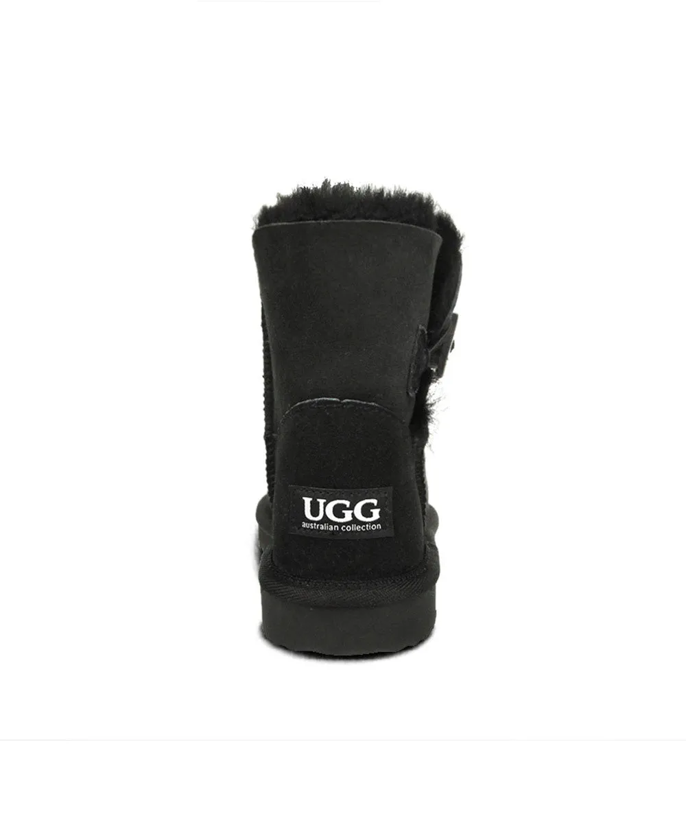Damen UGG Premium Mini Knopf UGG Schuhe
