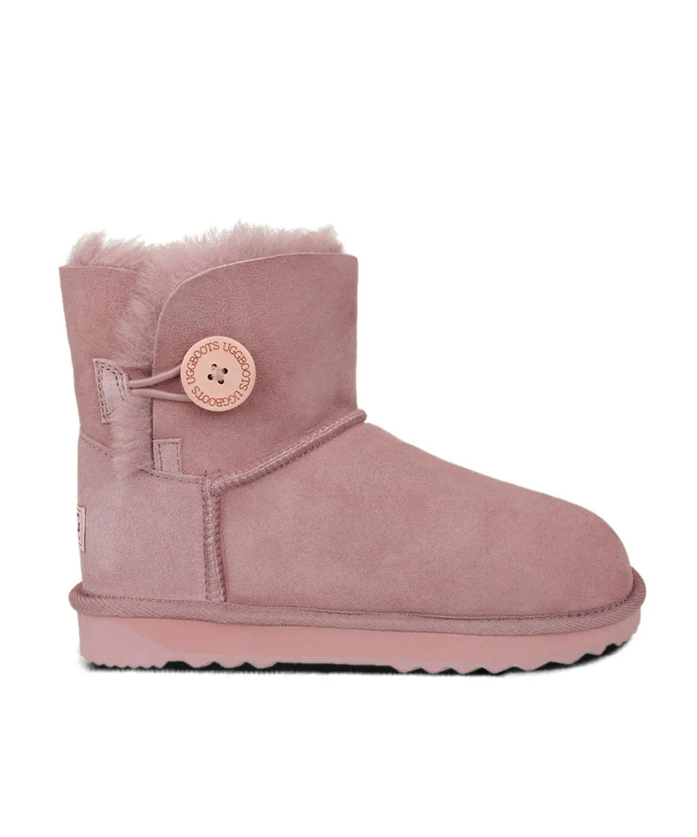 Damen UGG Premium Mini Knopf UGG Schuhe