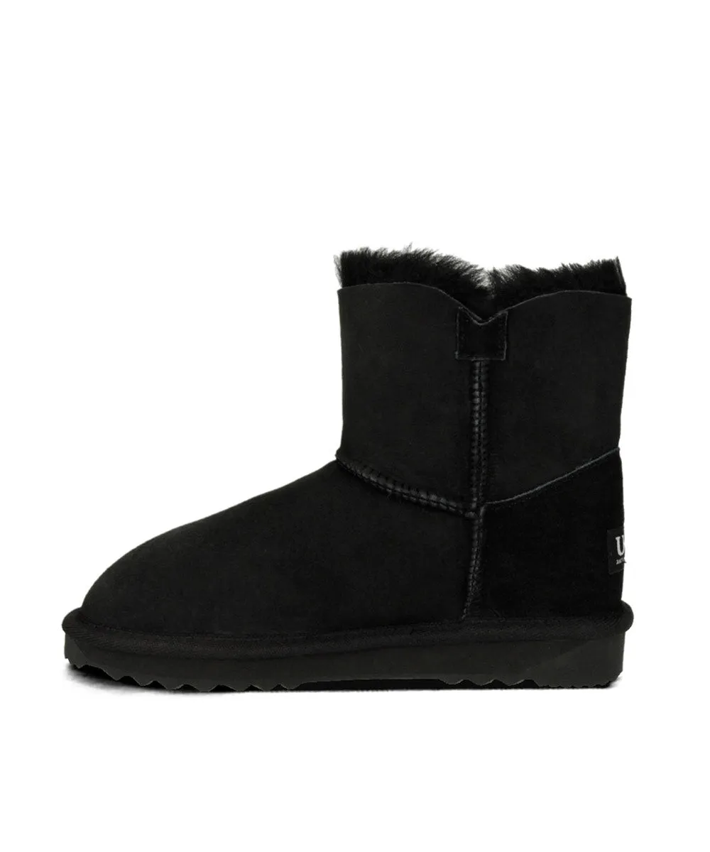 Damen UGG Premium Mini Knopf UGG Schuhe