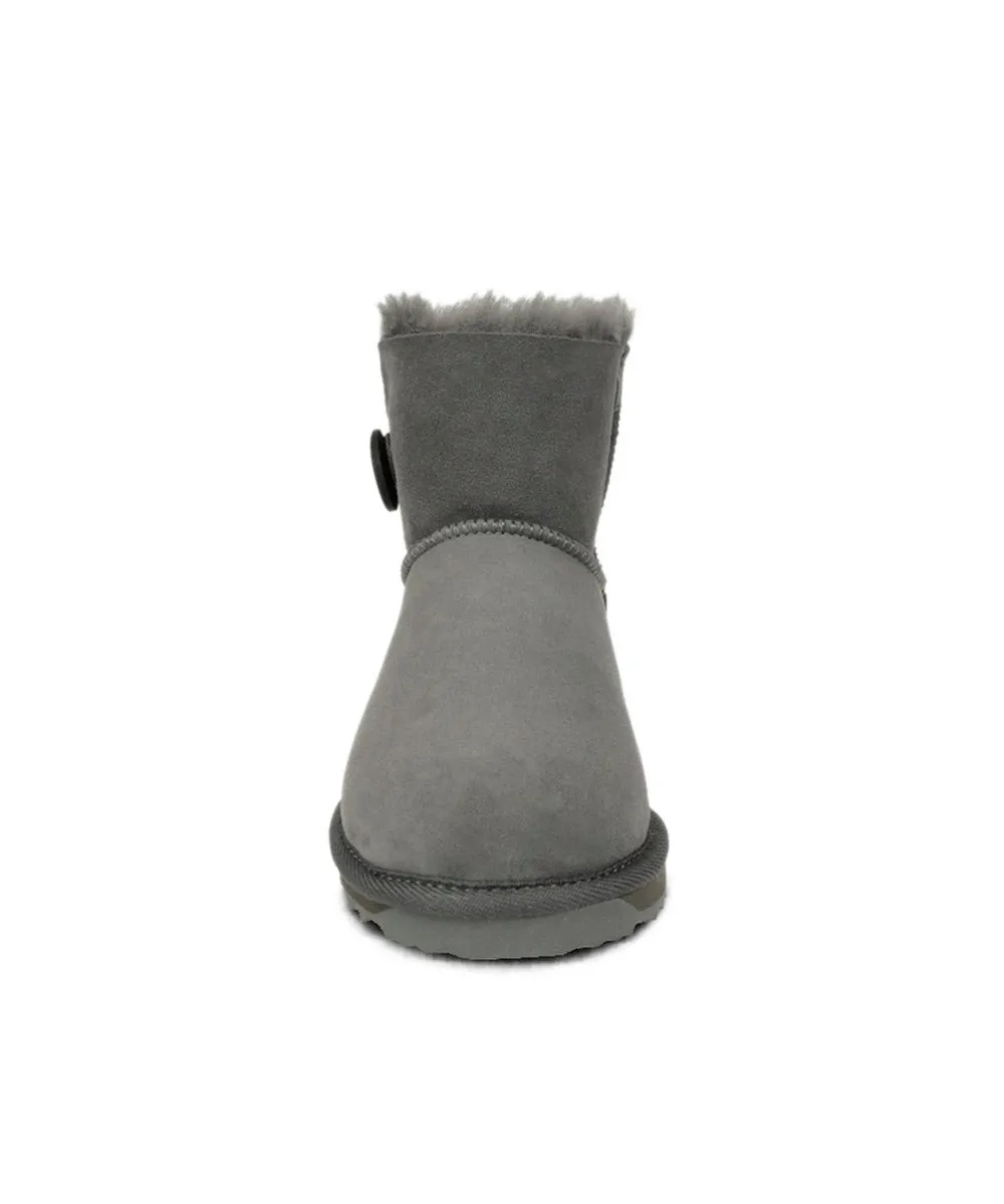 Damen UGG Premium Mini Knopf UGG Schuhe