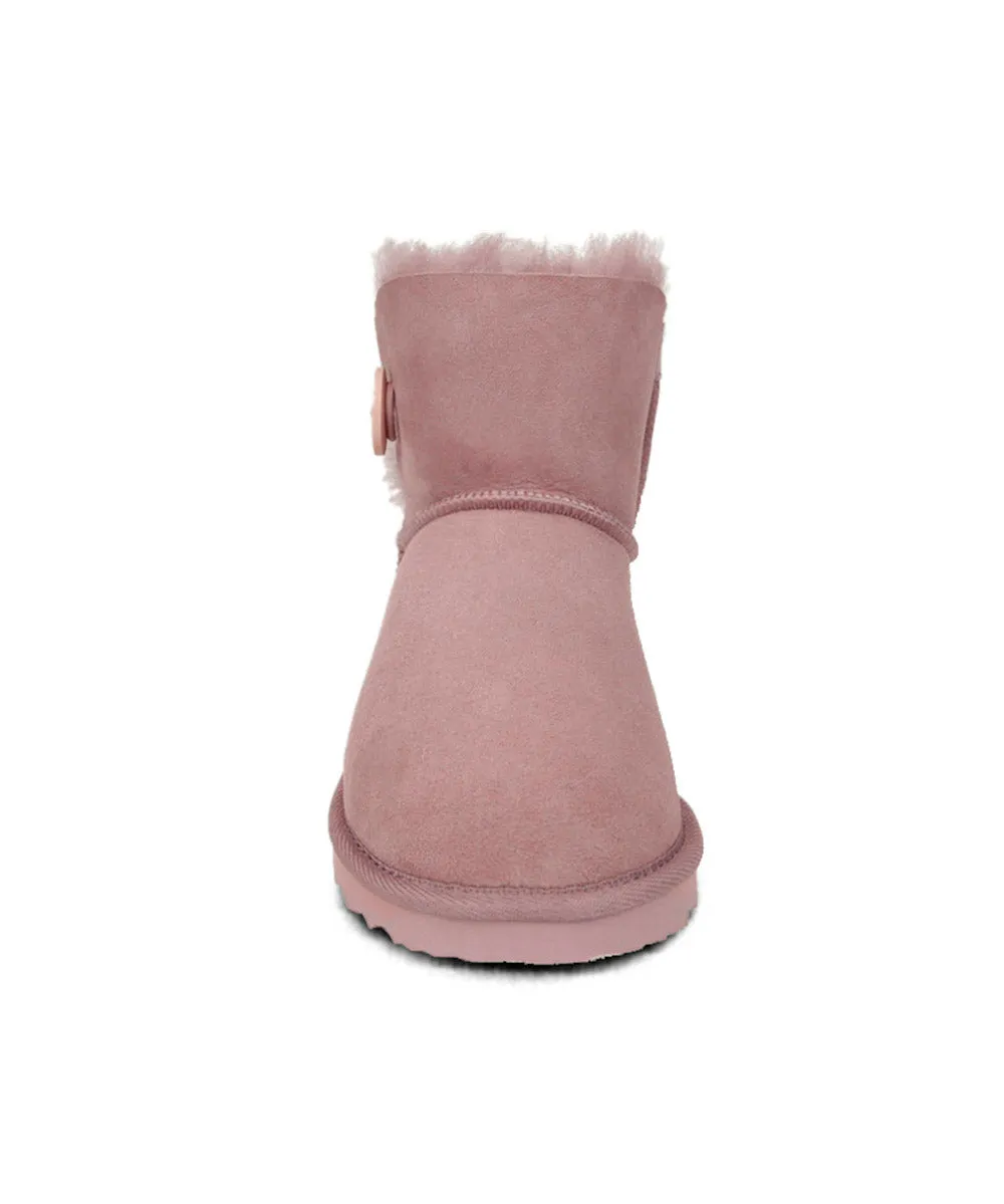 Damen UGG Premium Mini Knopf UGG Schuhe