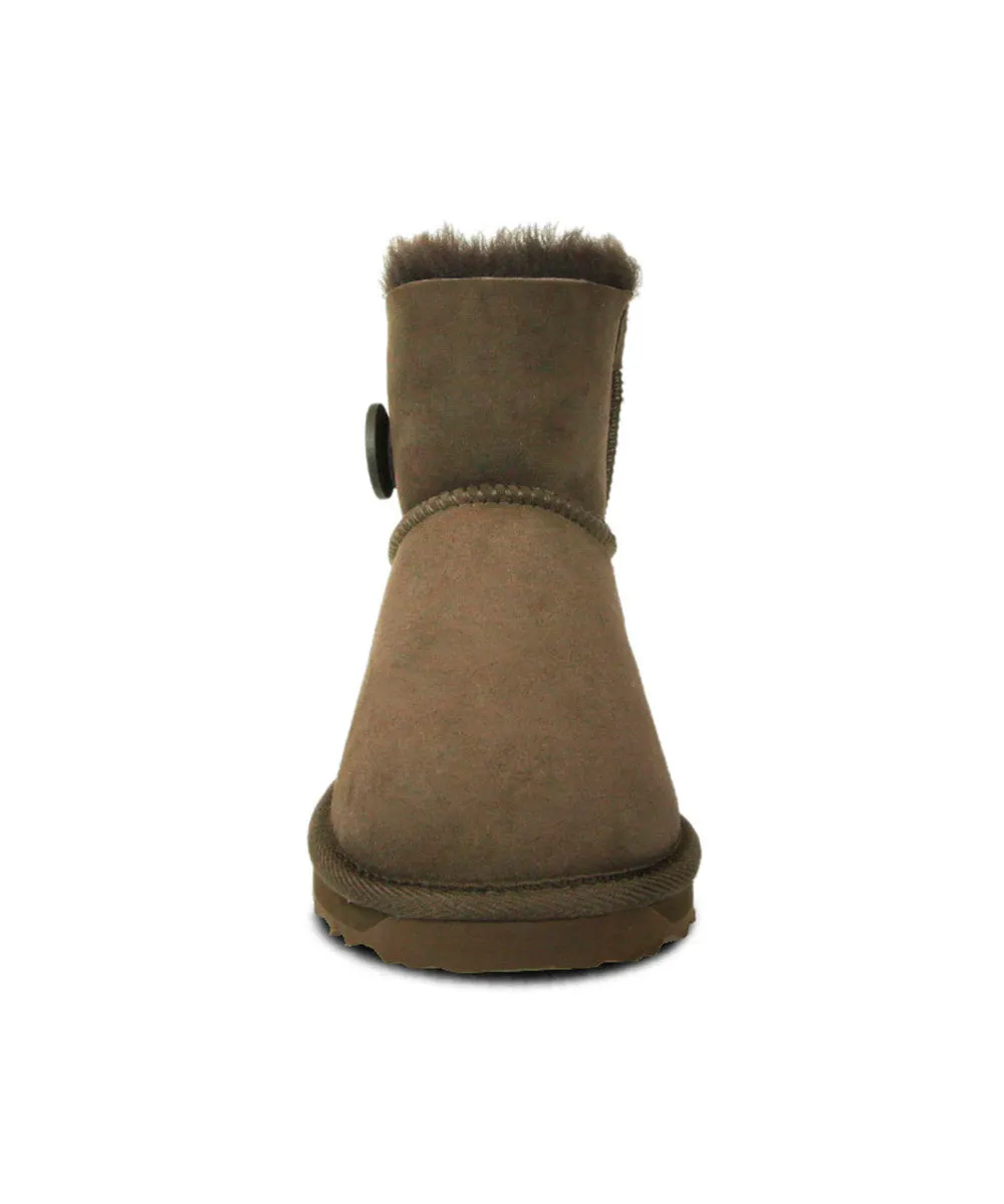 Damen UGG Premium Mini Knopf UGG Schuhe