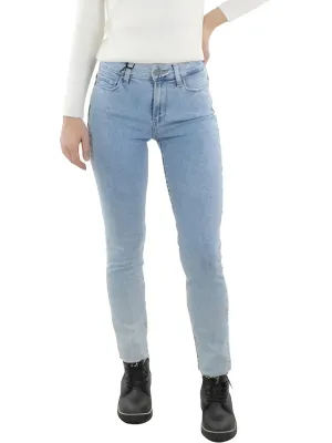 Damen High-Way Jeans mit Washeffekt, Hellblau