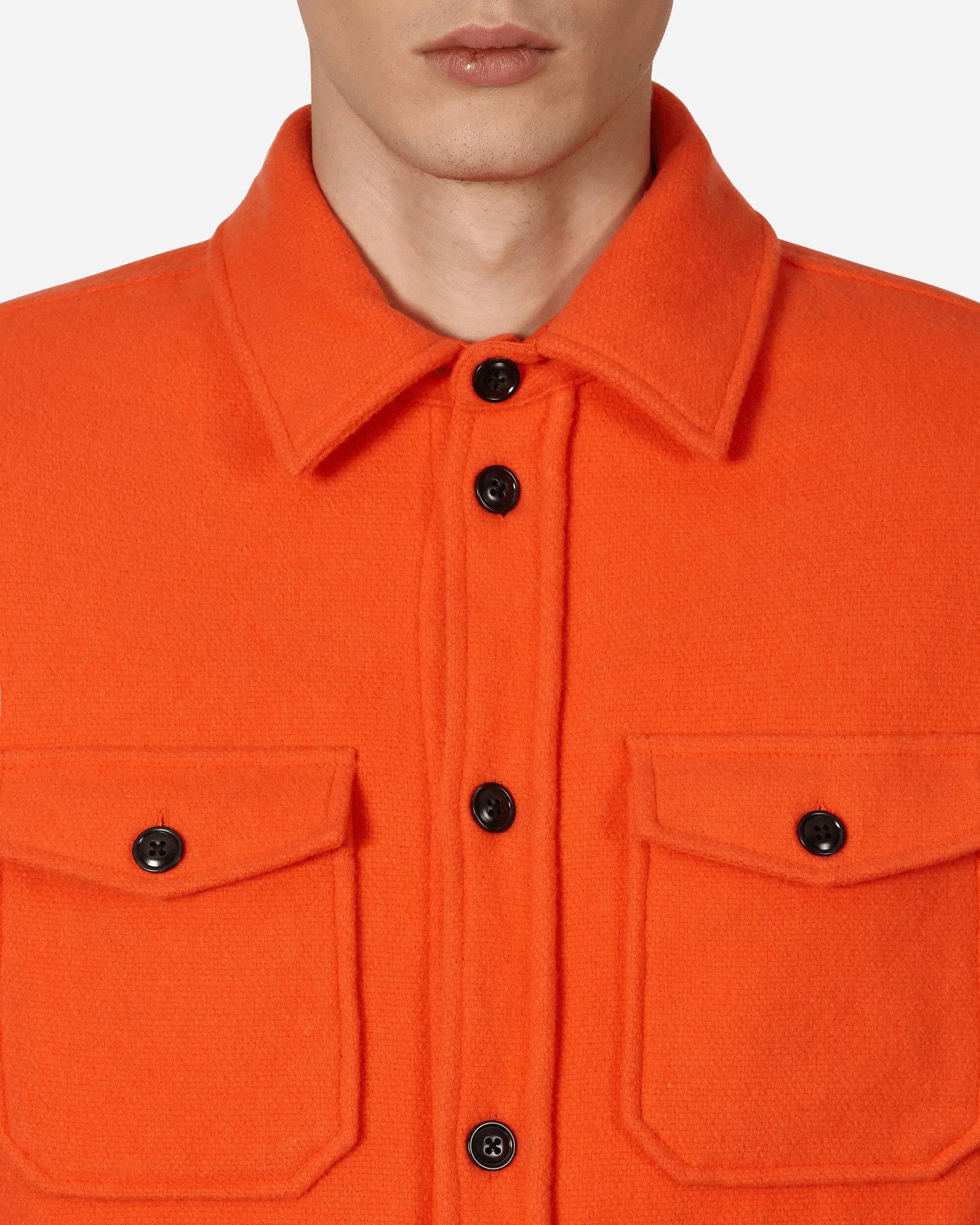Woolrich Woll-Überhemd Orange