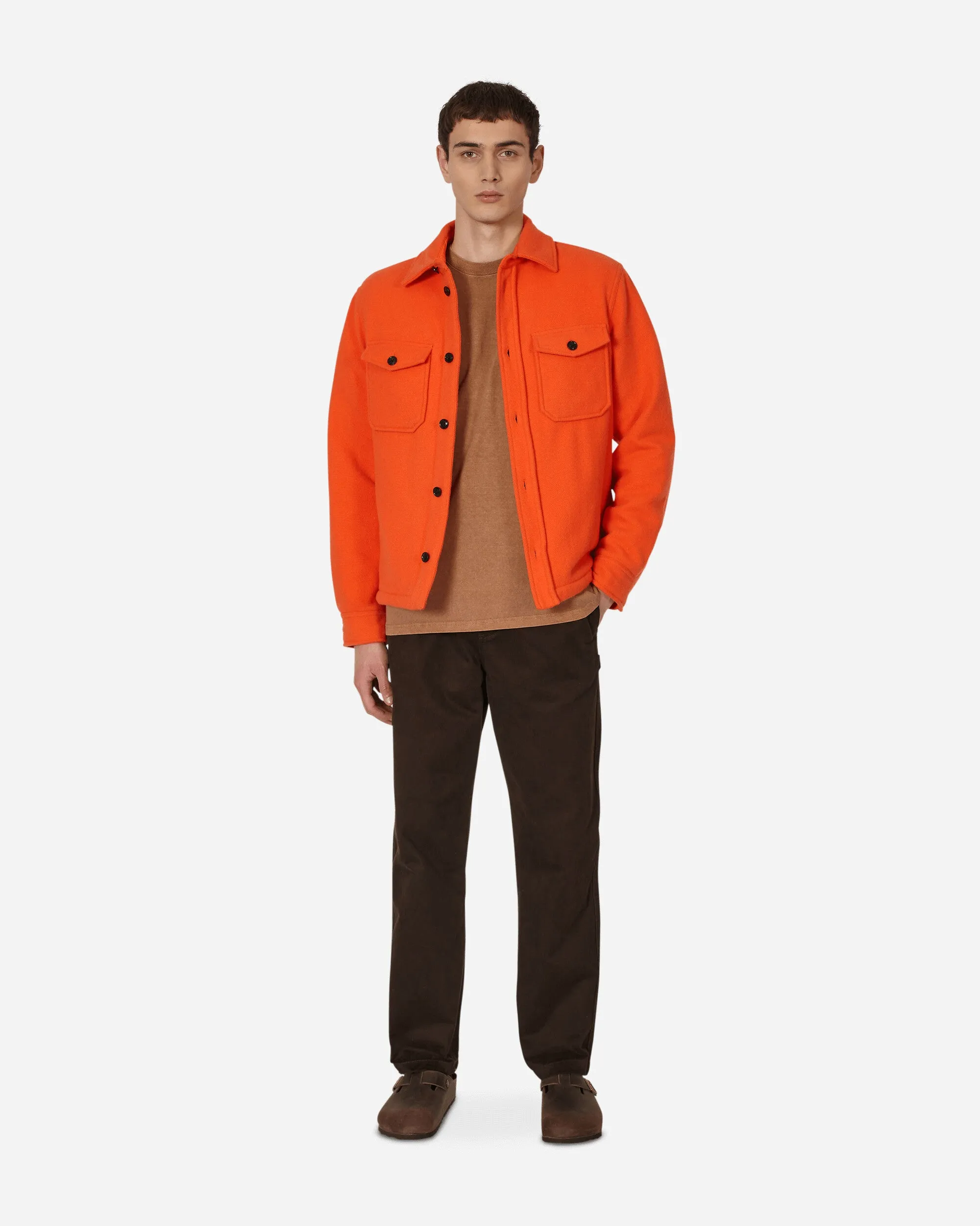 Woolrich Woll-Überhemd Orange