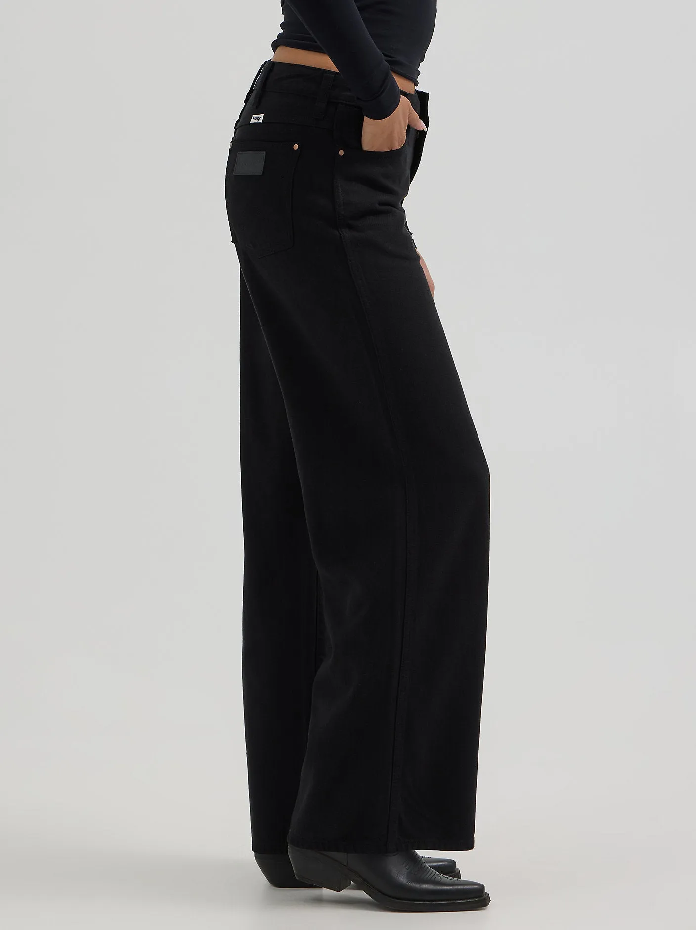 Worldwide Weite Bein Jeans - Mitternachts-Schnitt