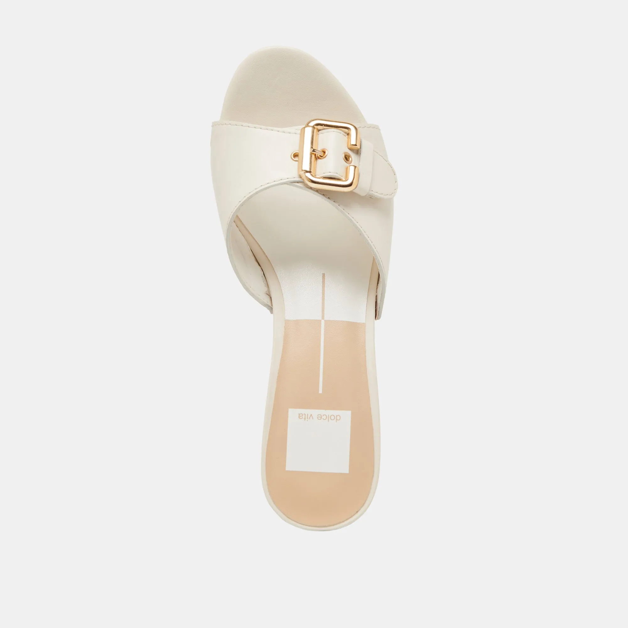YALAH ABSÄTZE IN OFF-WHITE LEDER