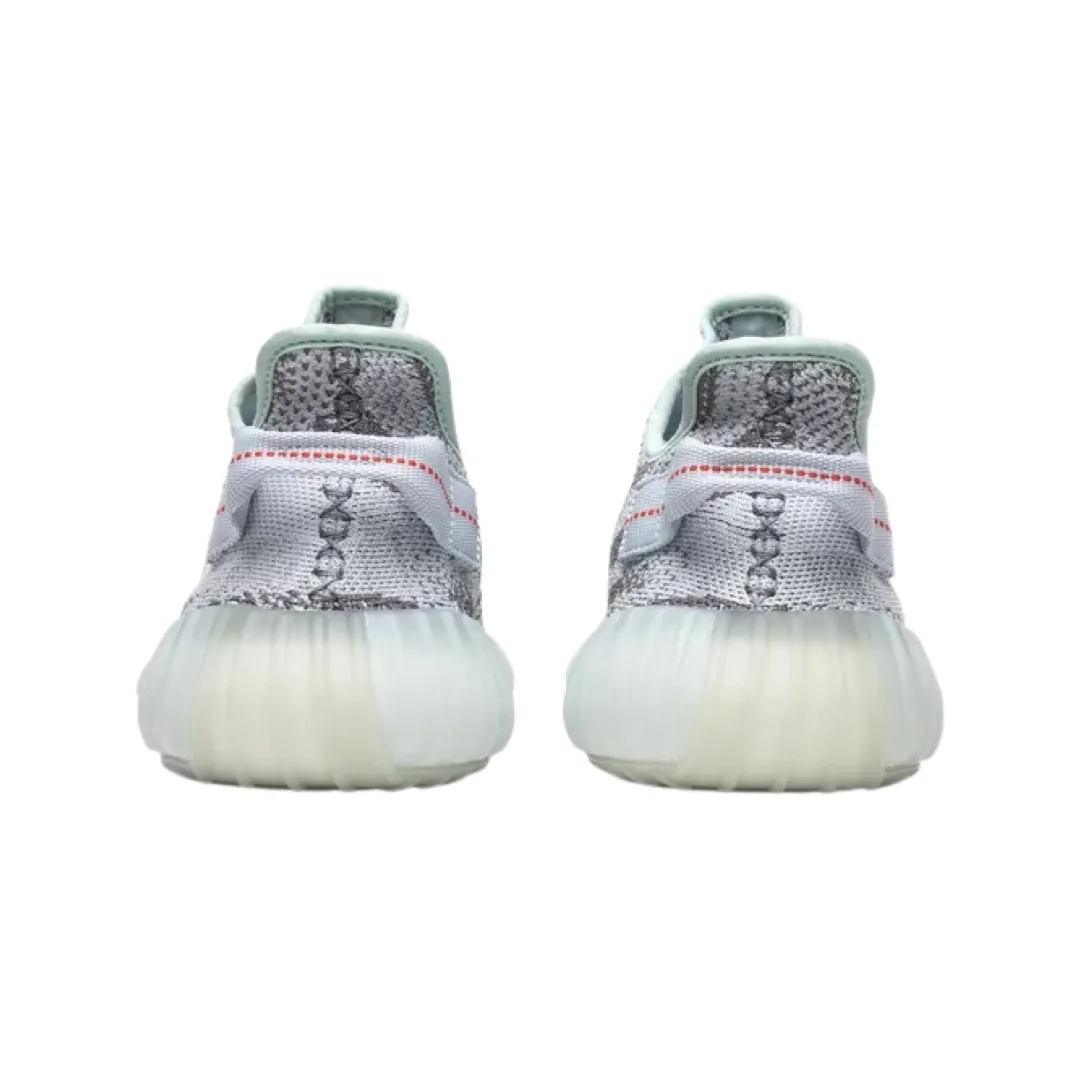 Yeezy Boost 350 V2 'Blue Tint' Bläulicher Grauton Drei High Risk Rot Adidas Sneakers
