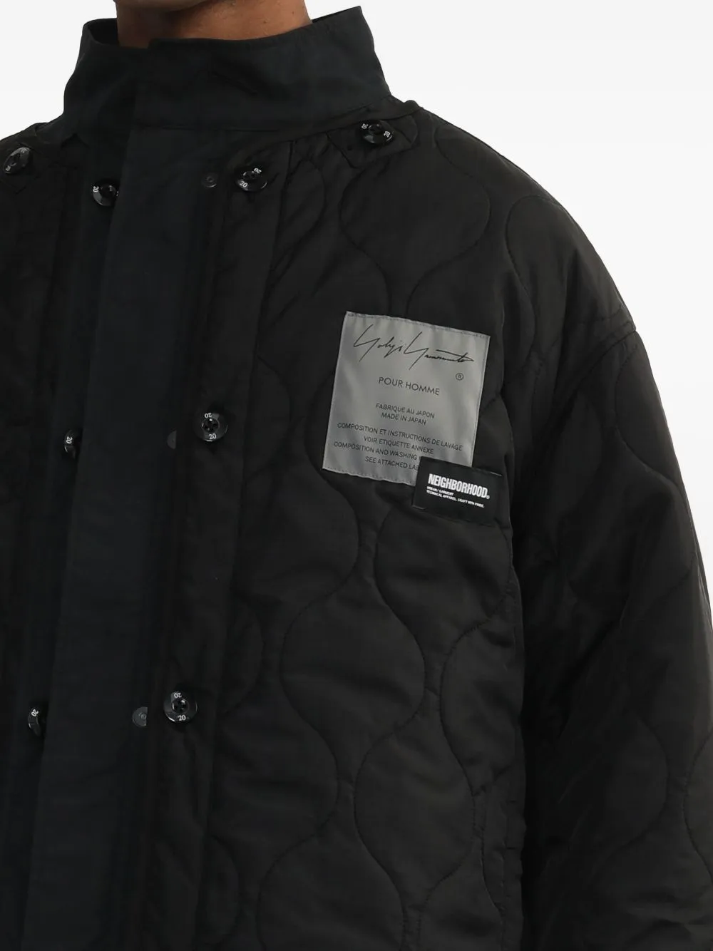 YOHJI YAMAMOTO POUR HOMME - Herren Feldparka mit Schale/Futter Kleidung_yohji-yamamoto
