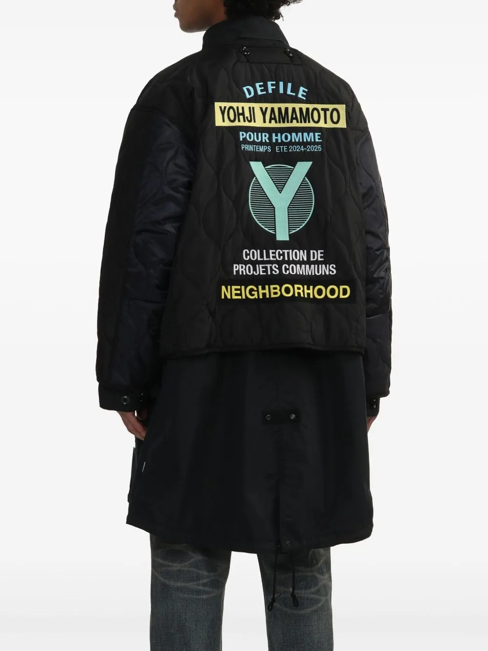 YOHJI YAMAMOTO POUR HOMME - Herren Feldparka mit Schale/Futter Kleidung_yohji-yamamoto