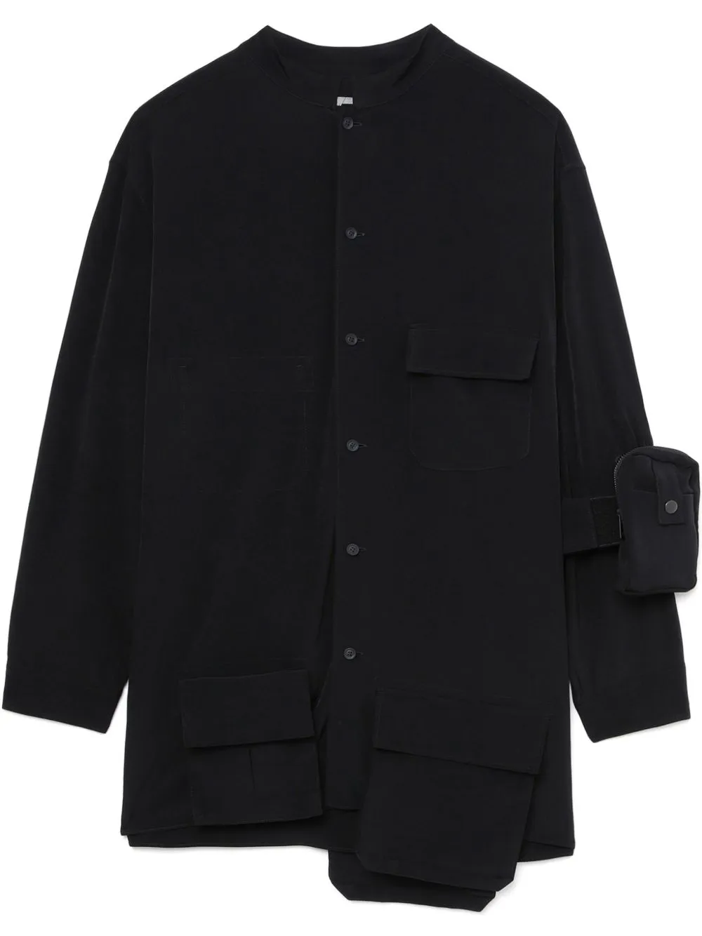 YOHJI YAMAMOTO POUR HOMME - Herren Stehkragenmantel Bekleidung_yohji-yamamoto