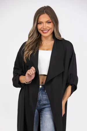 You Look Good Too Me Damen Offene Front Jacke