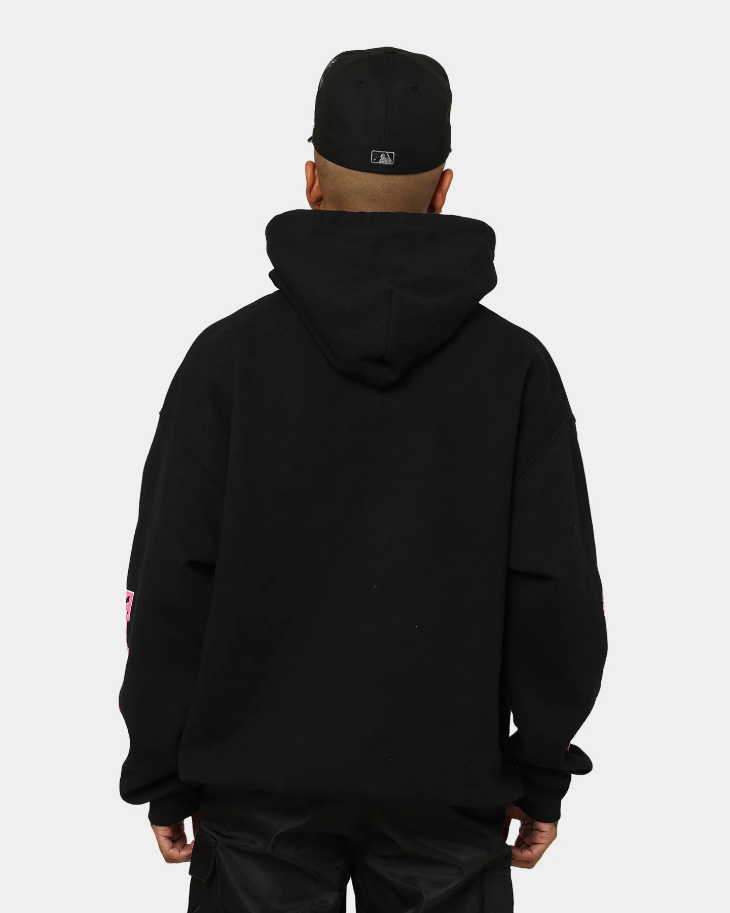 YUNGBLUD Icons Gesichts Kapuzenpullover Schwarz