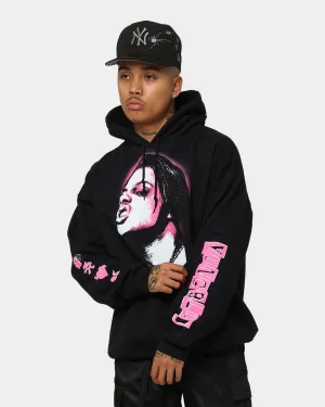 YUNGBLUD Icons Gesichts Kapuzenpullover Schwarz