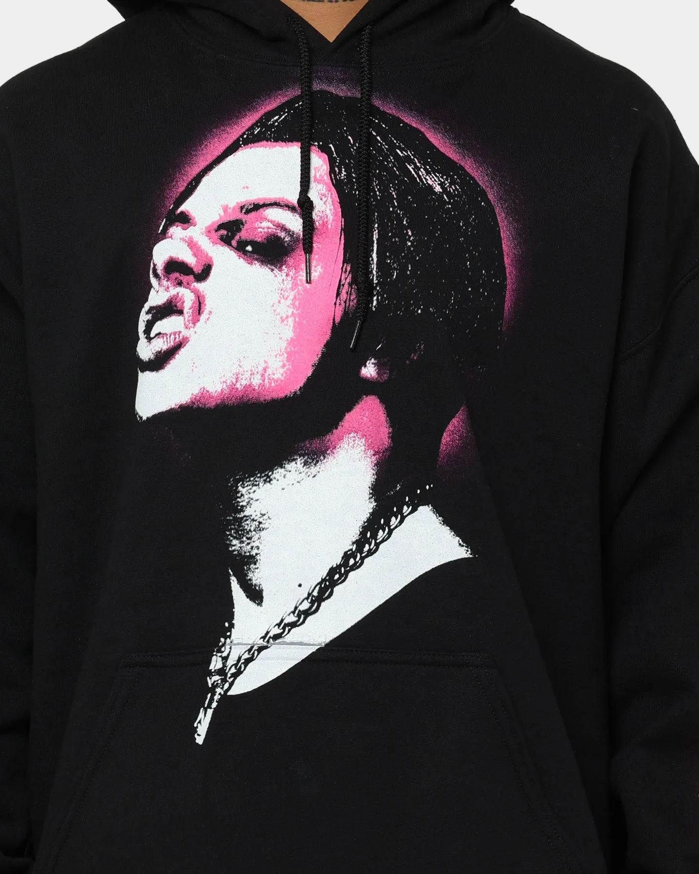 YUNGBLUD Icons Gesichts Kapuzenpullover Schwarz