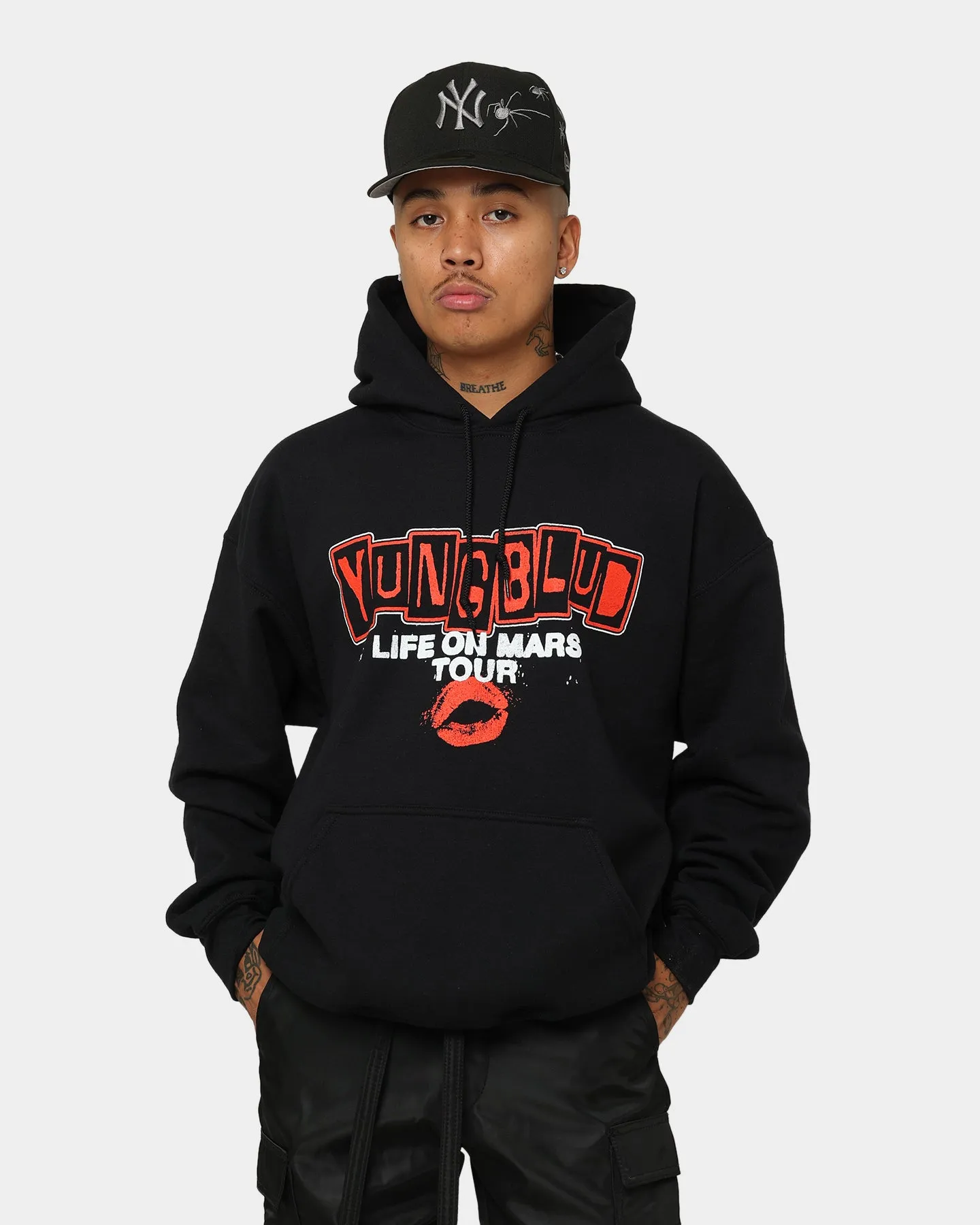 YUNGBLUD Life On Mars Kapuzenpullover Schwarz