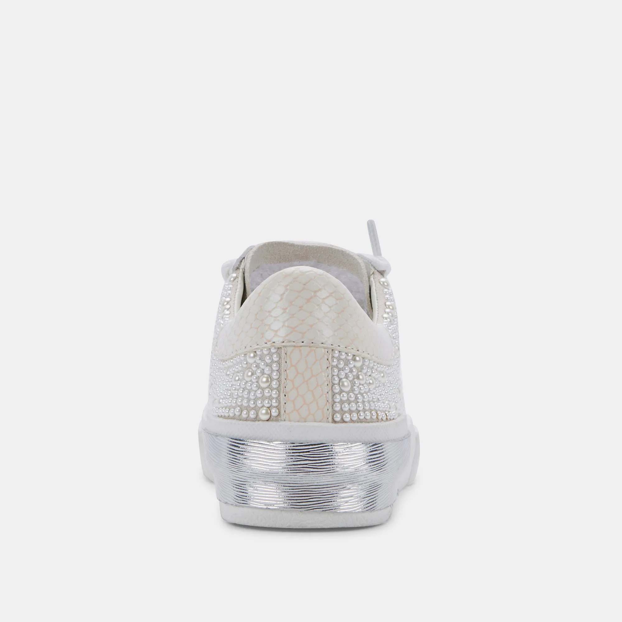 ZINA PEARL WEITE SNEAKERS VANILLE PERLEN