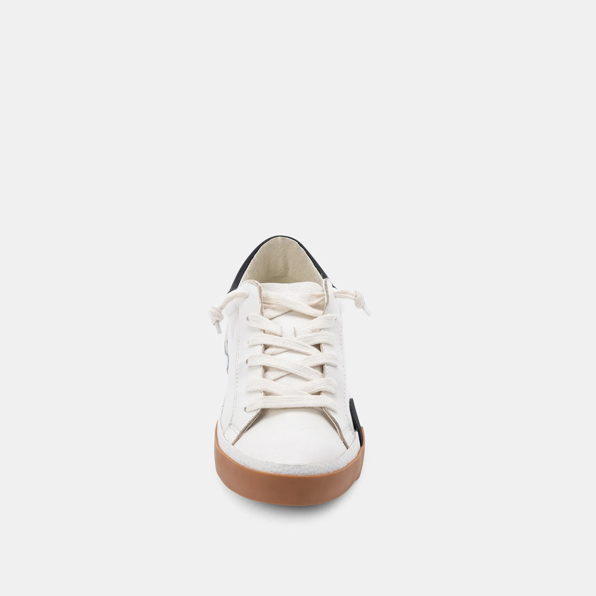 ZINA WEITE SNEAKER WEIß SCHWARZ LEDER